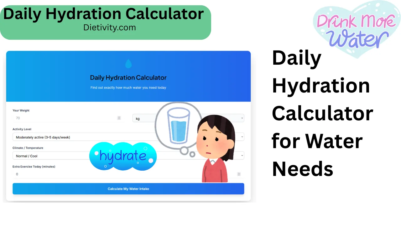 Daily Hydration Calculator